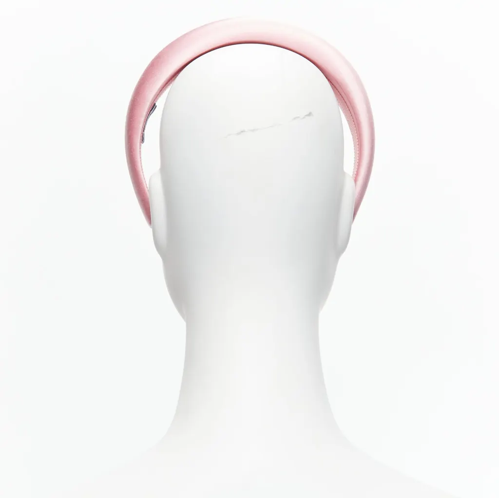 Prada Pink Satin Headband Pink Very good - Box View