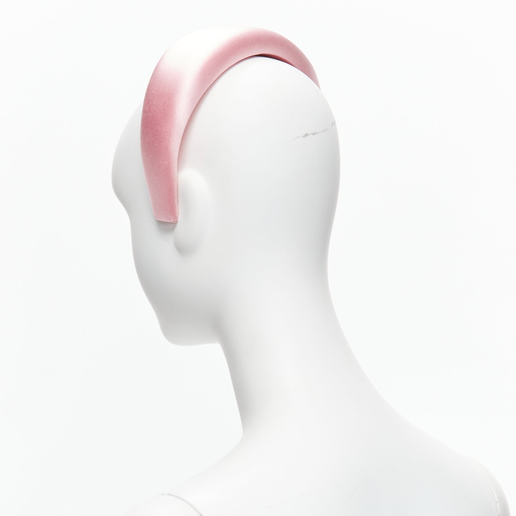 Prada Pink Satin Headband - Detail 1