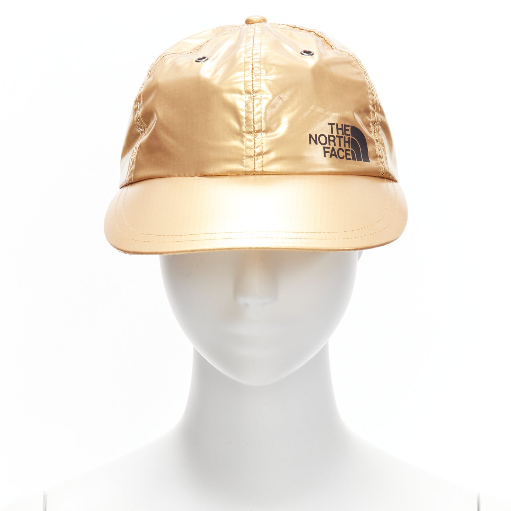 Supreme Gold Logo Panel Cap