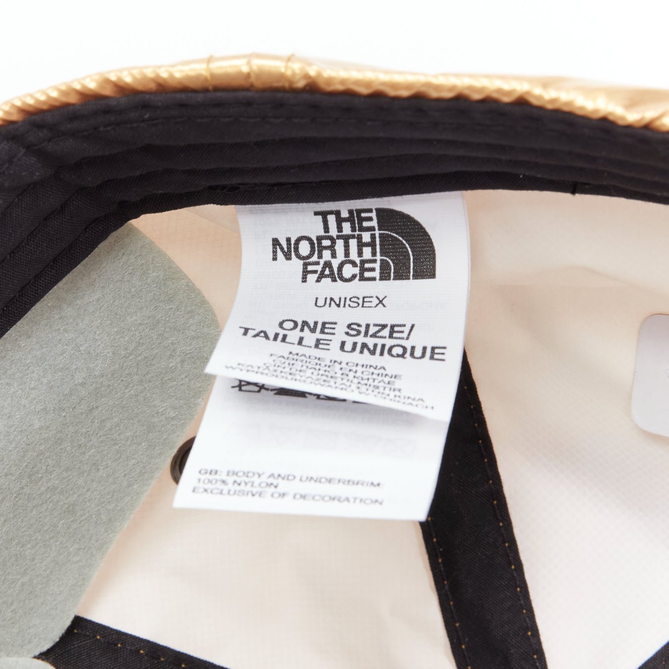 Supreme Gold Logo Panel Cap - Image 10