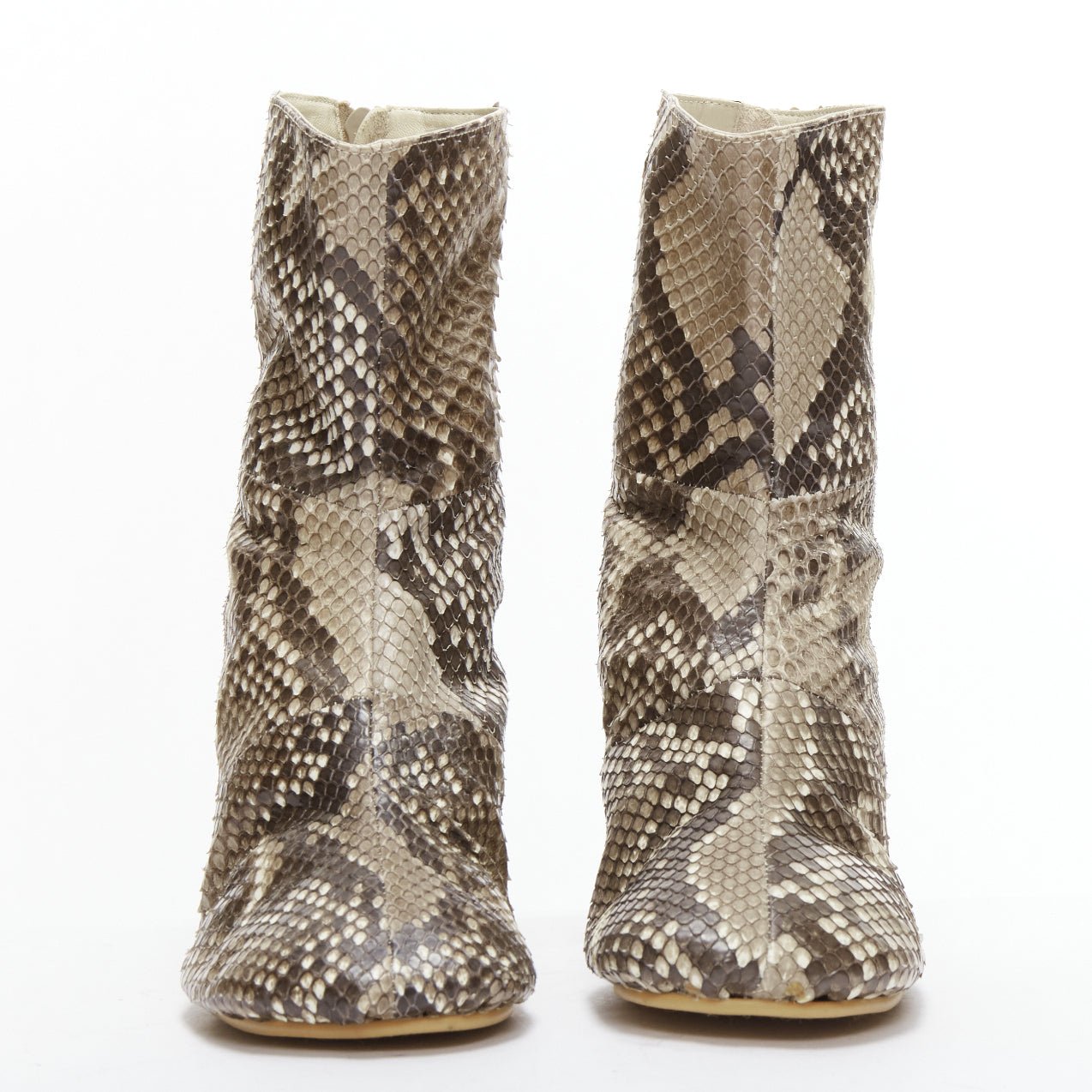 Junya Watanabe Scaled Leather Toe Boots - Image 6