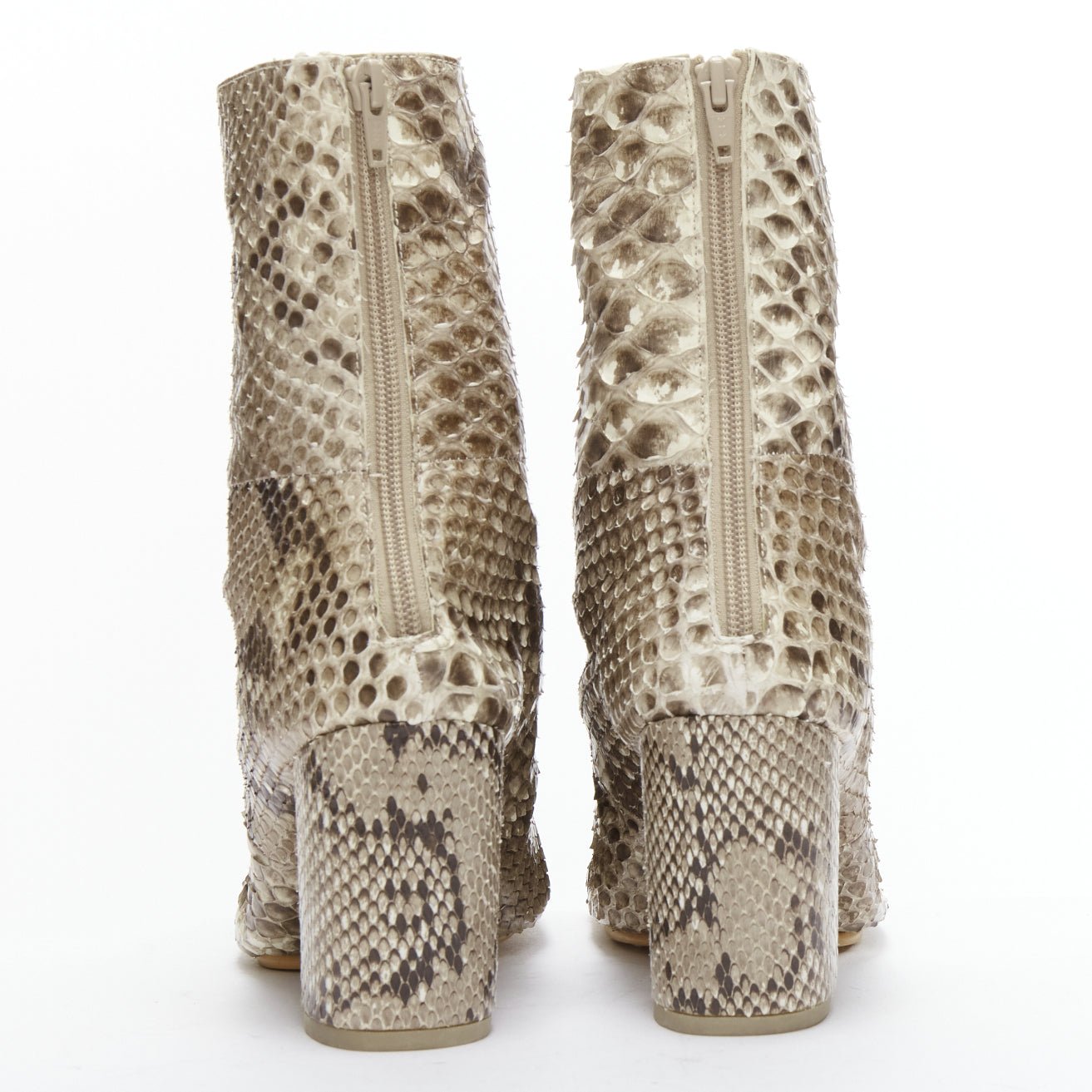 Junya Watanabe Scaled Leather Toe Boots - Side view