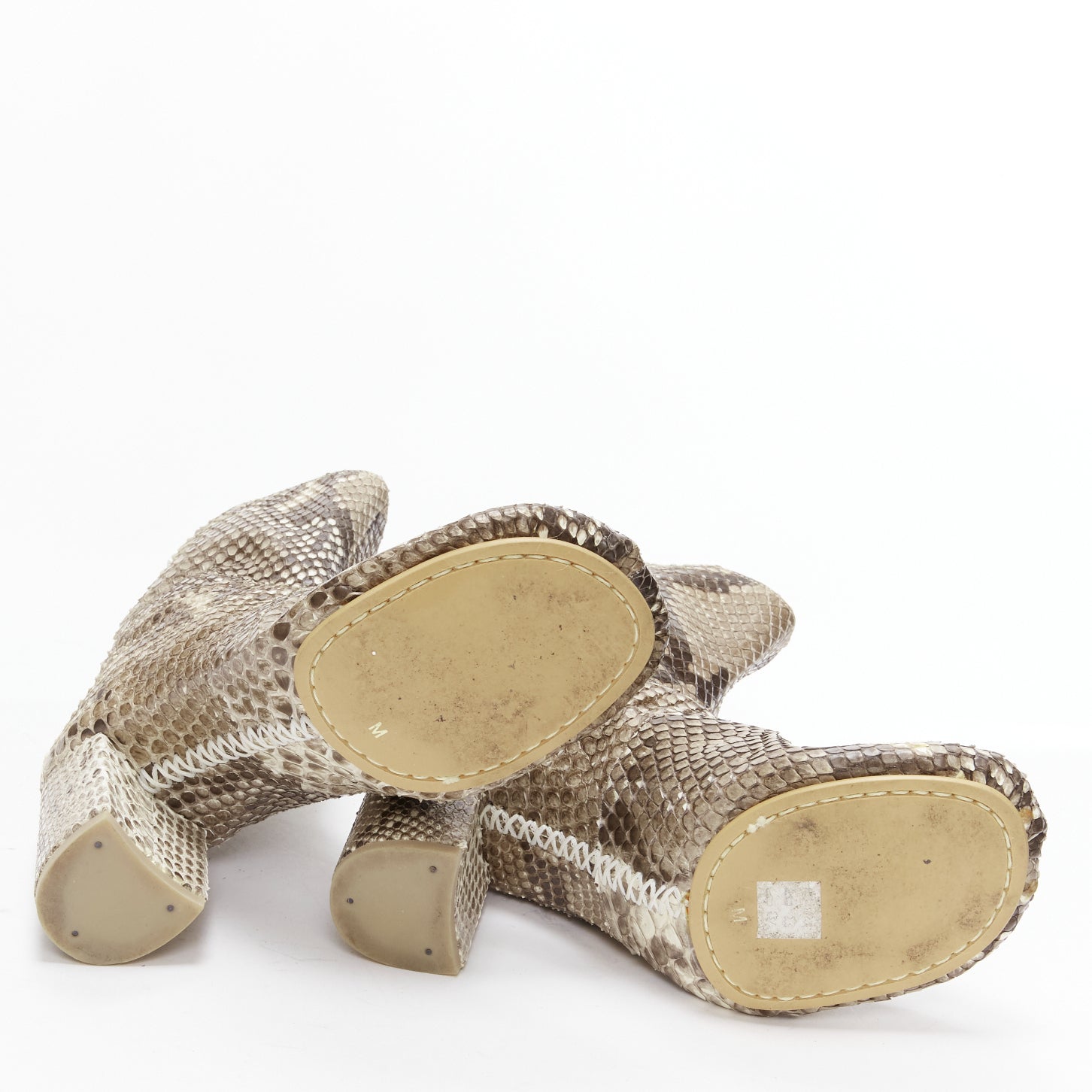 Junya Watanabe Scaled Leather Toe Boots - Image 13