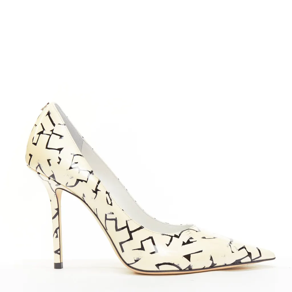 Jimmy Choo Poggy Beige Leather Never worn - Front View