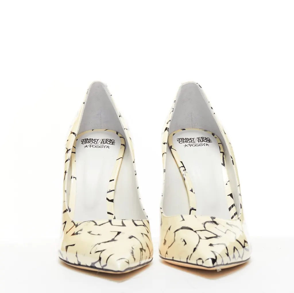 Jimmy Choo Poggy Beige Leather Never worn - Inside View