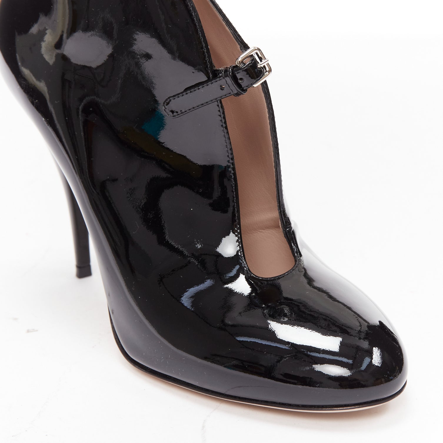 Miu Miu Patent Low Cut Booties - Detail 2
