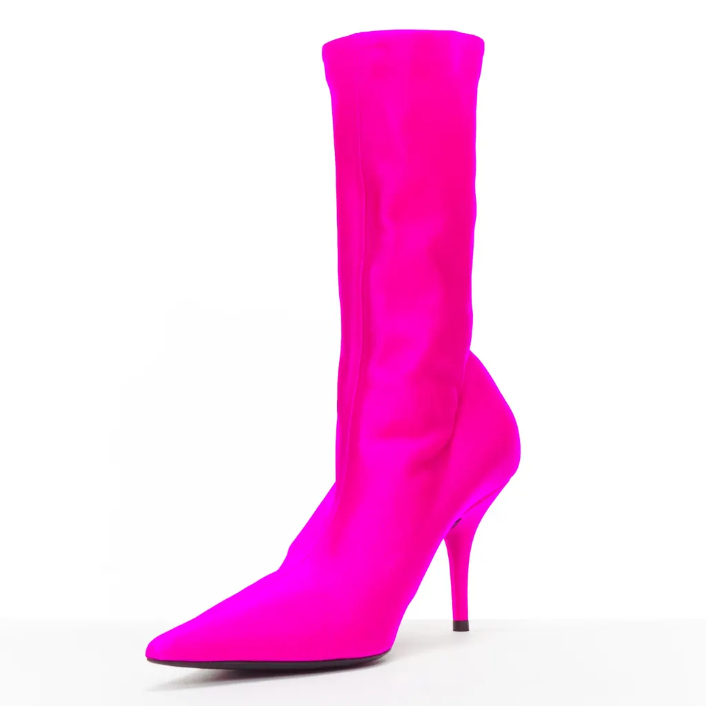 Balenciaga Knife Pink Very good - Model View