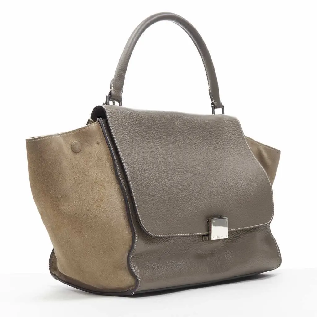 Celine Leopard Micro Bag Brown Leather Fair - Inside View