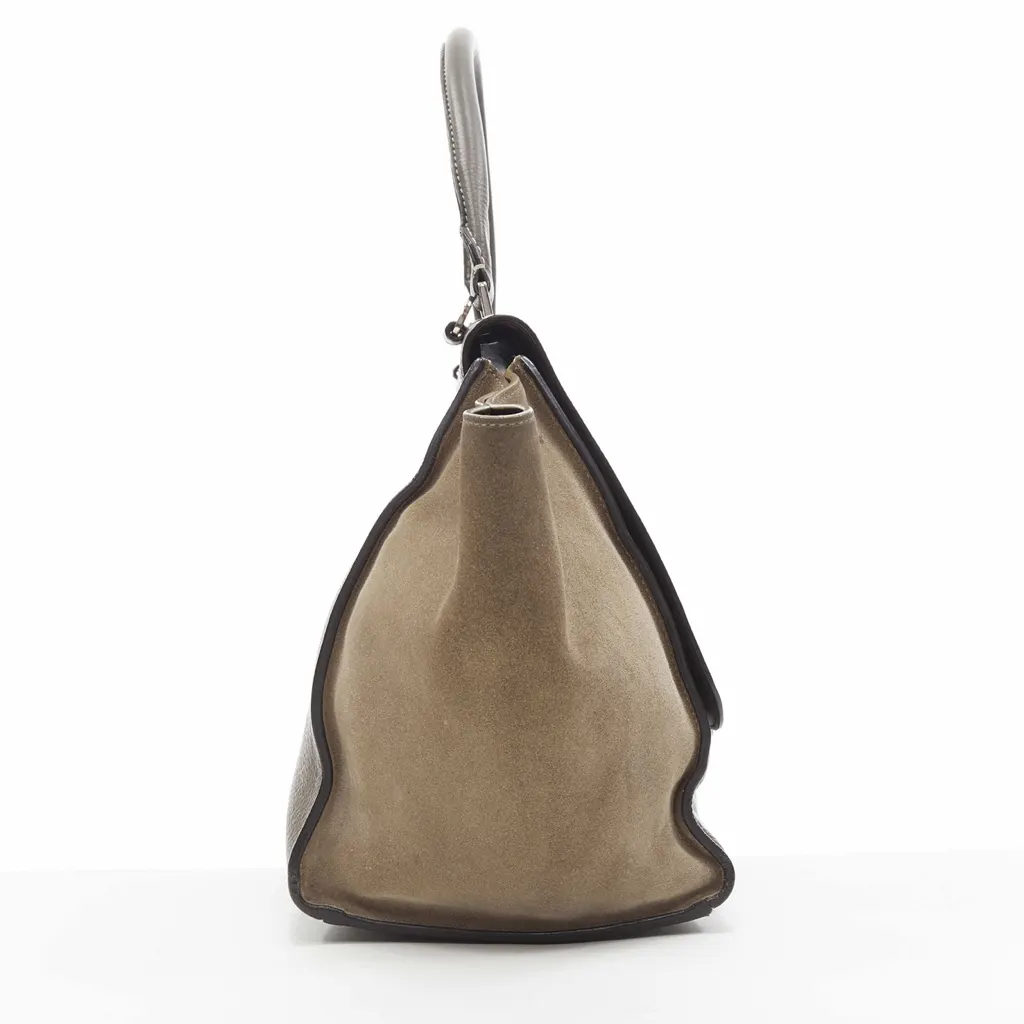 Celine Leopard Micro Bag Brown Leather Fair - Model View