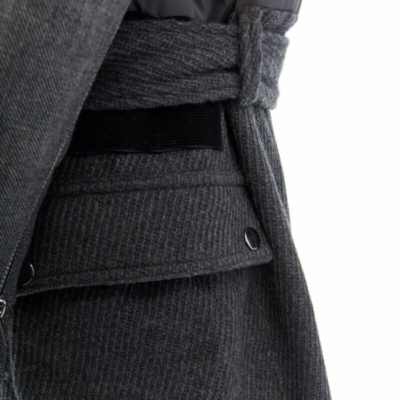 Undercover Shearling Belted Wool Coat - Image 10