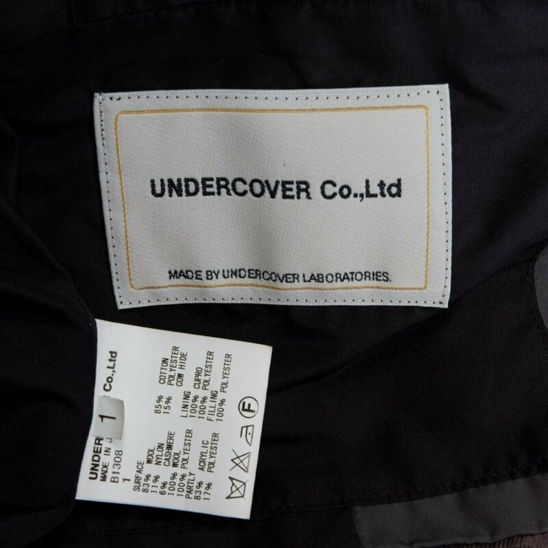 Undercover Shearling Belted Wool Coat - Image 12