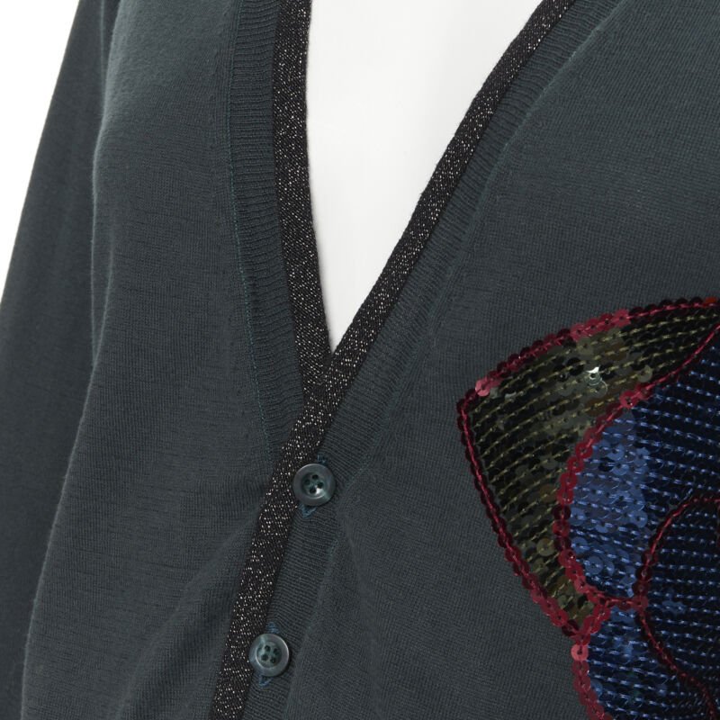 Undercover Floral Patch Cardigan - Detail 2