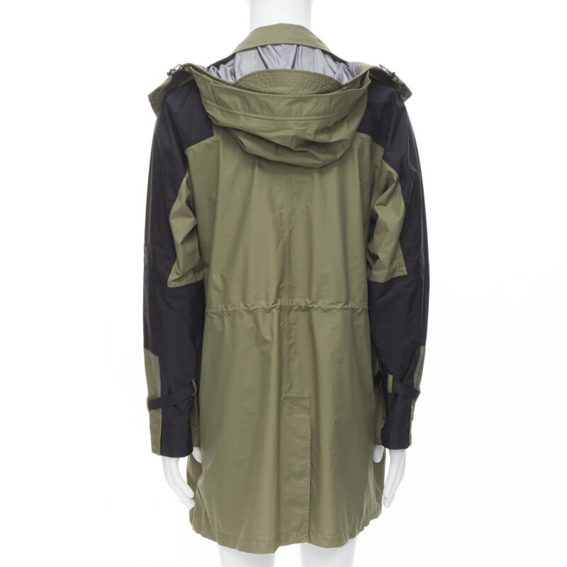 The North Face Green Gore Tex Raincoat - Side view