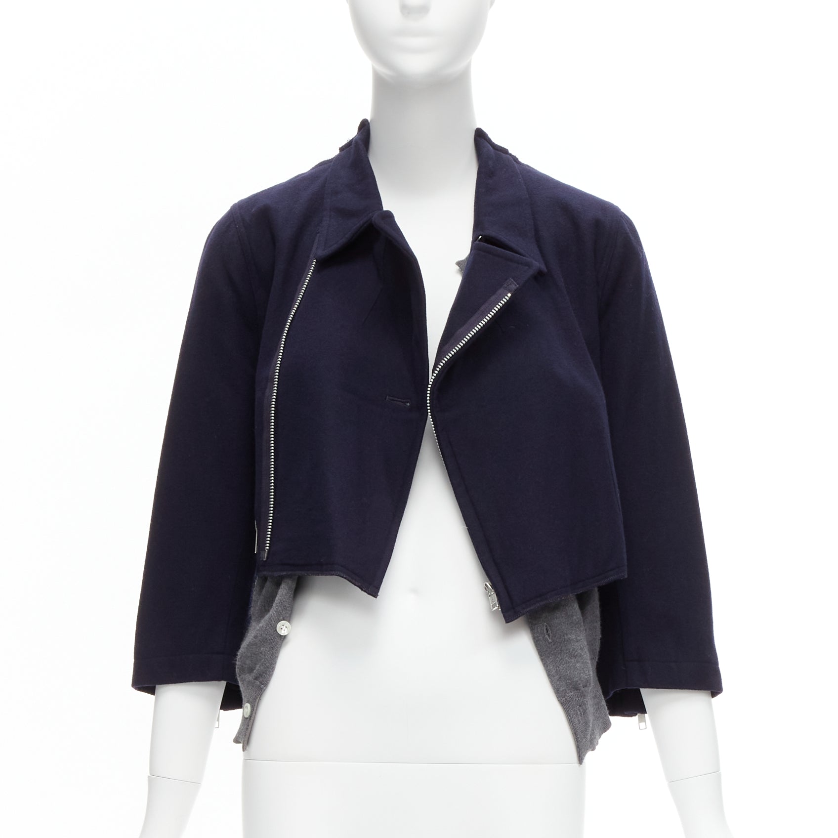 Comme Des Garcons Hybrid Biker Cardigan