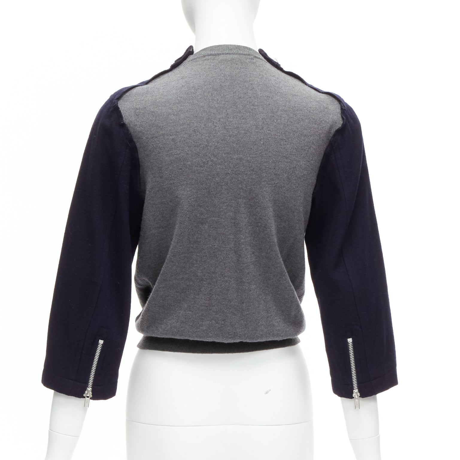 Comme Des Garcons Hybrid Biker Cardigan - Side view