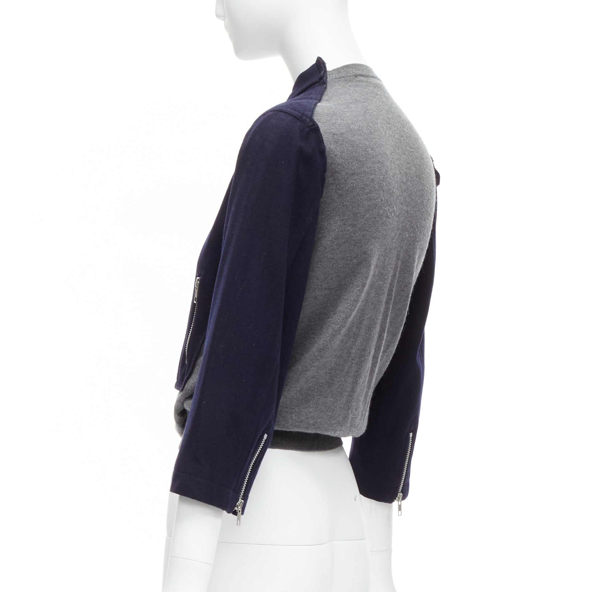 Comme Des Garcons Hybrid Biker Cardigan - Detail 1