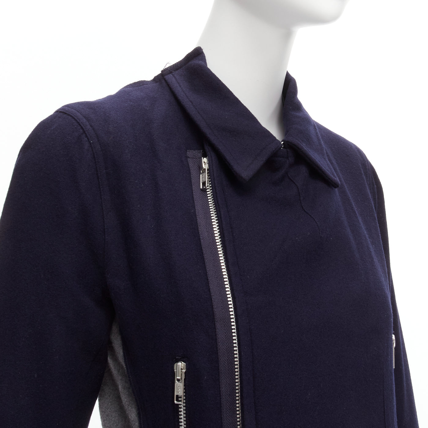 Comme Des Garcons Hybrid Biker Cardigan - Detail 2