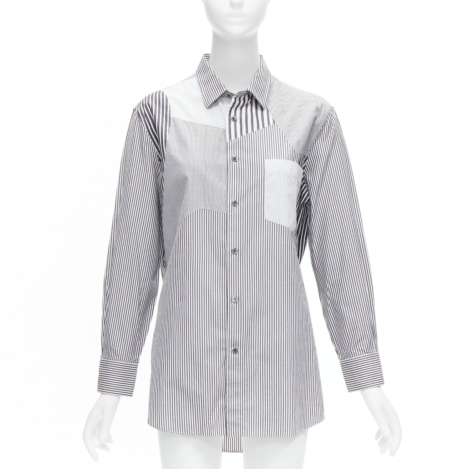 Alexander Mcqueen Mixed Stripe Shirt