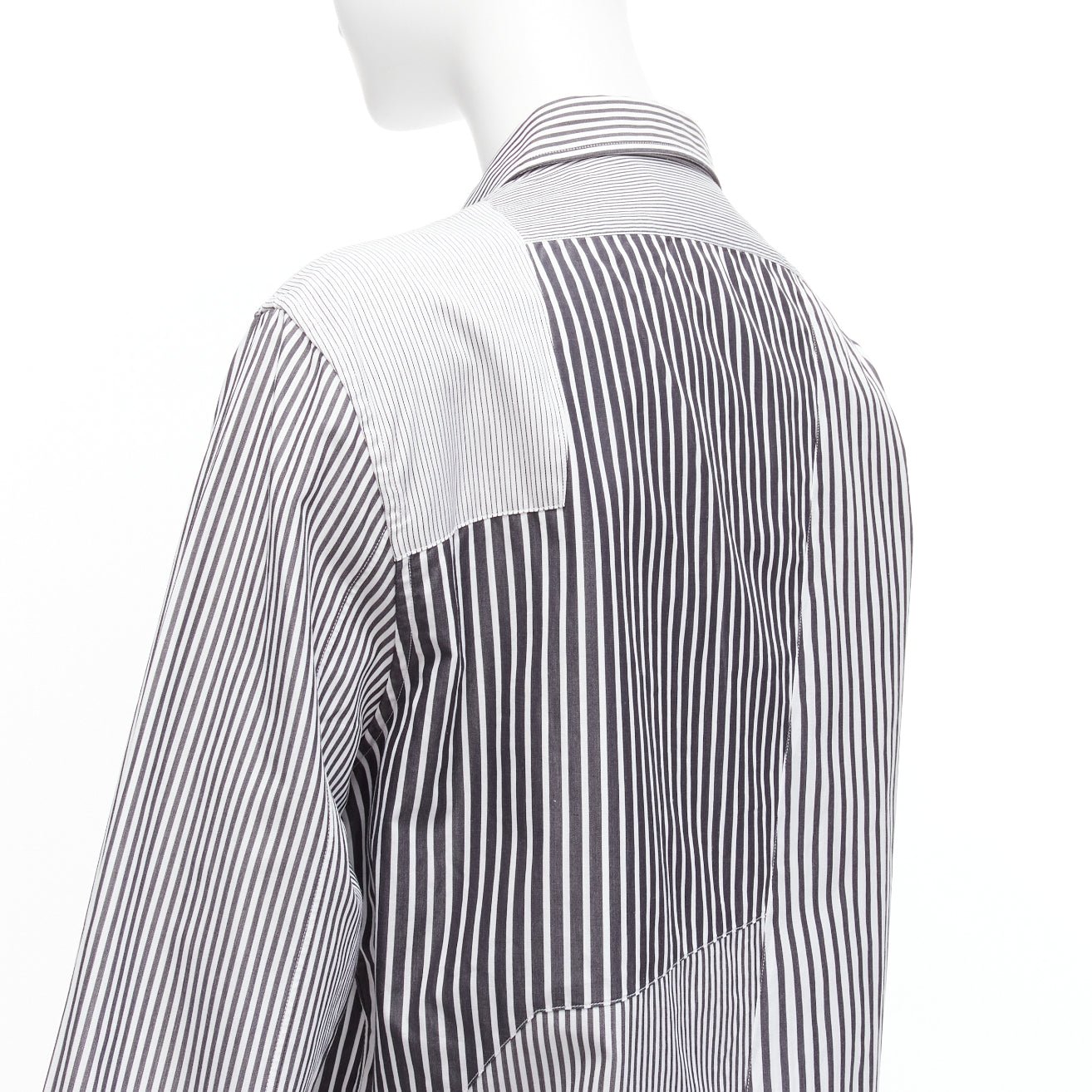 Alexander Mcqueen Mixed Stripe Shirt - Back view