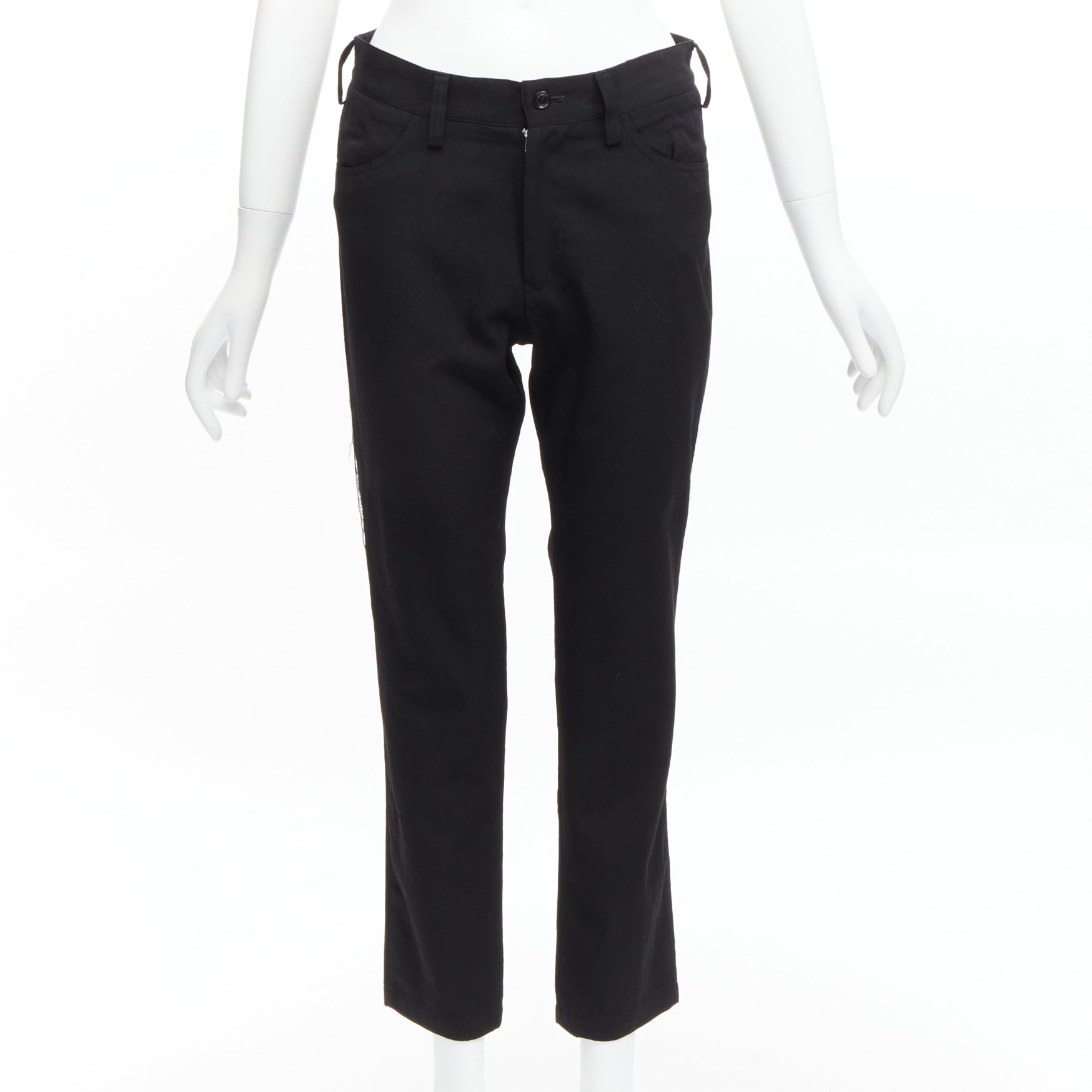 Yohji Yamamoto Panel Tapered Pants - Image 6