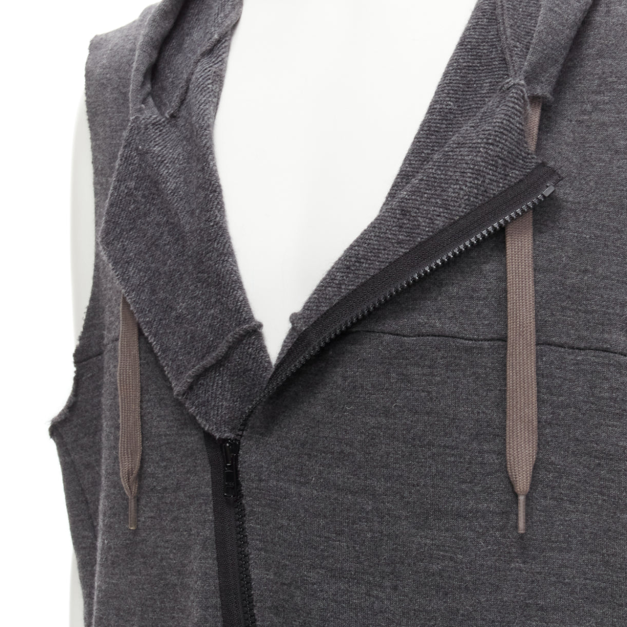 Undercover Raw Edge Vest - Back view