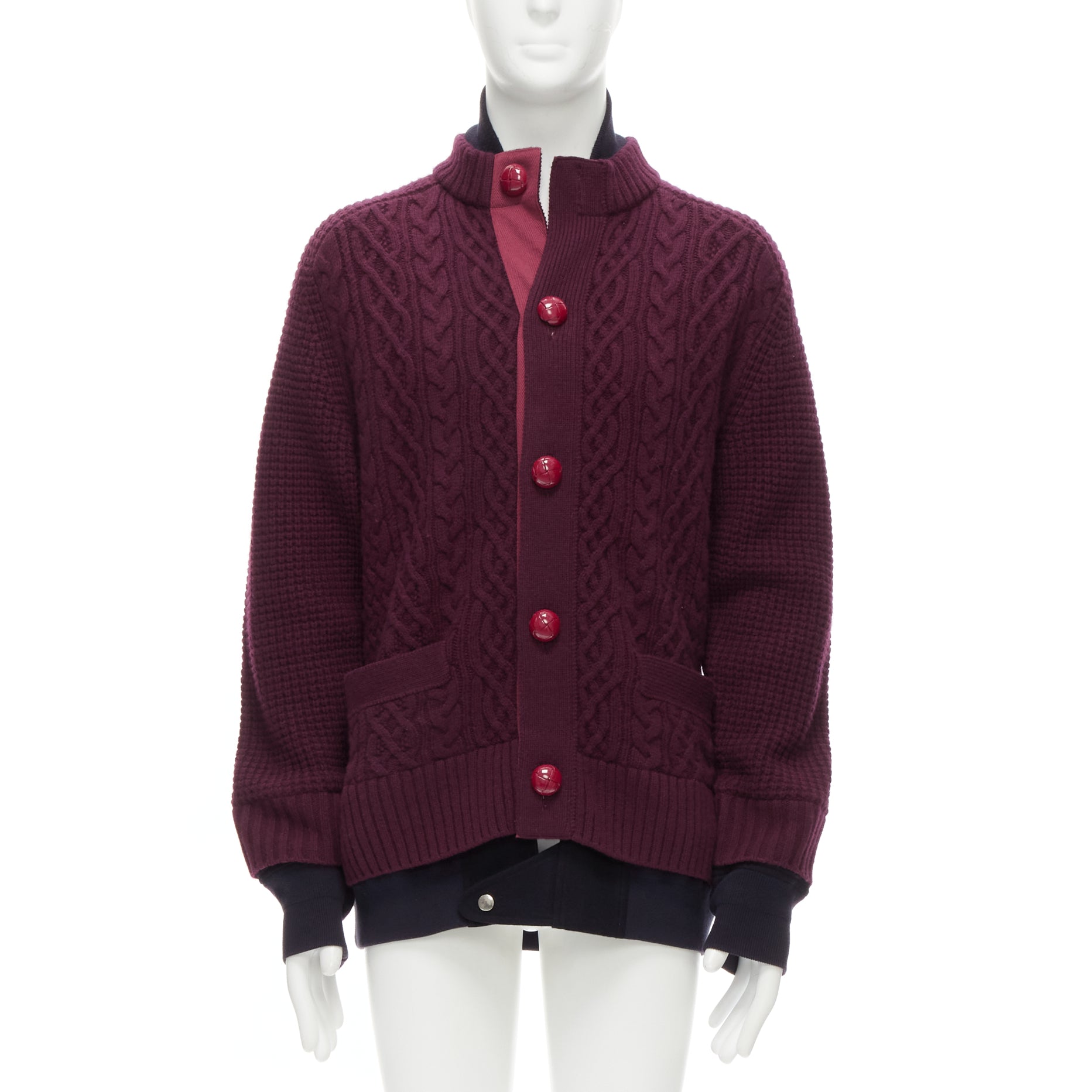 Sacai Layered Hem Cardigan
