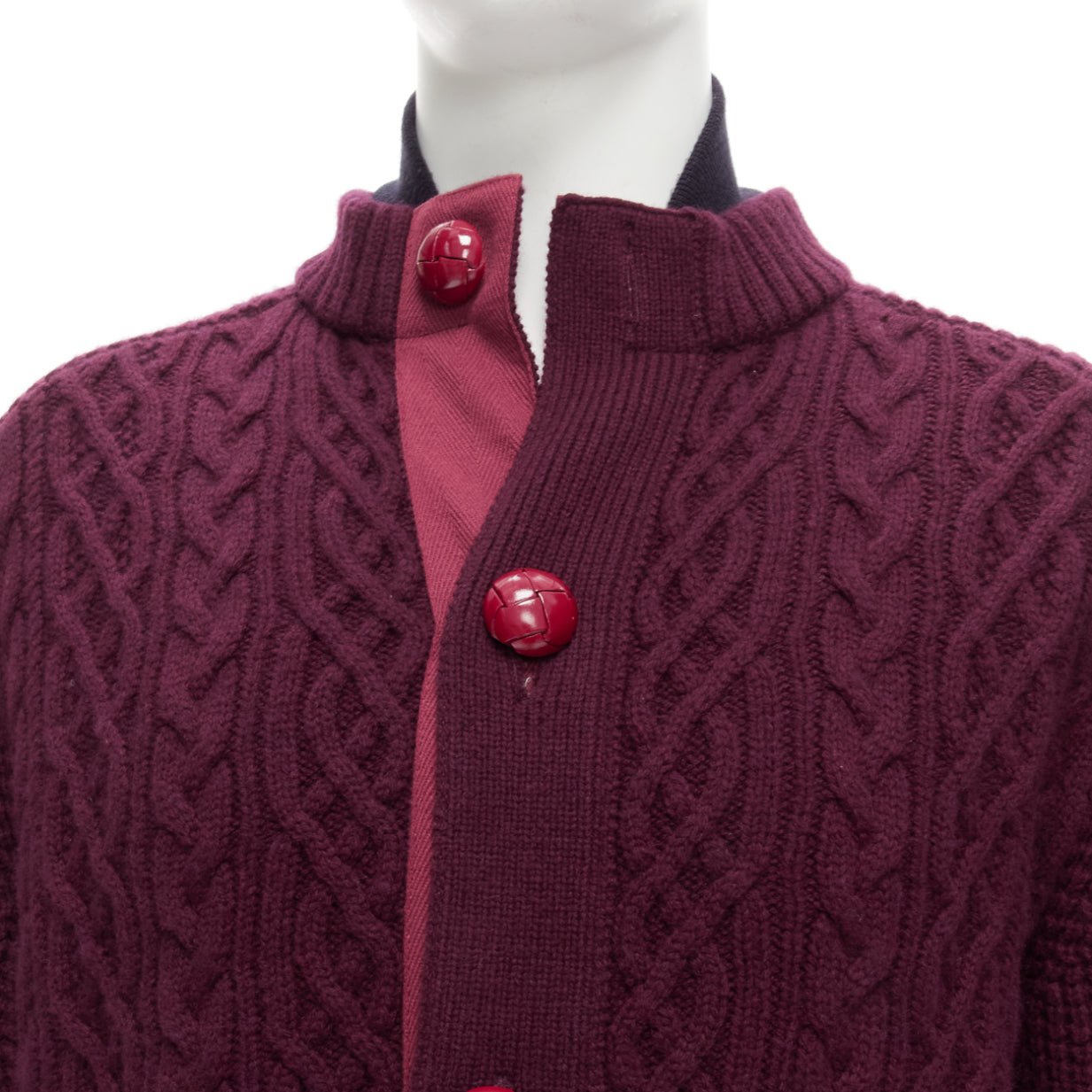 Sacai Layered Hem Cardigan - Image 10