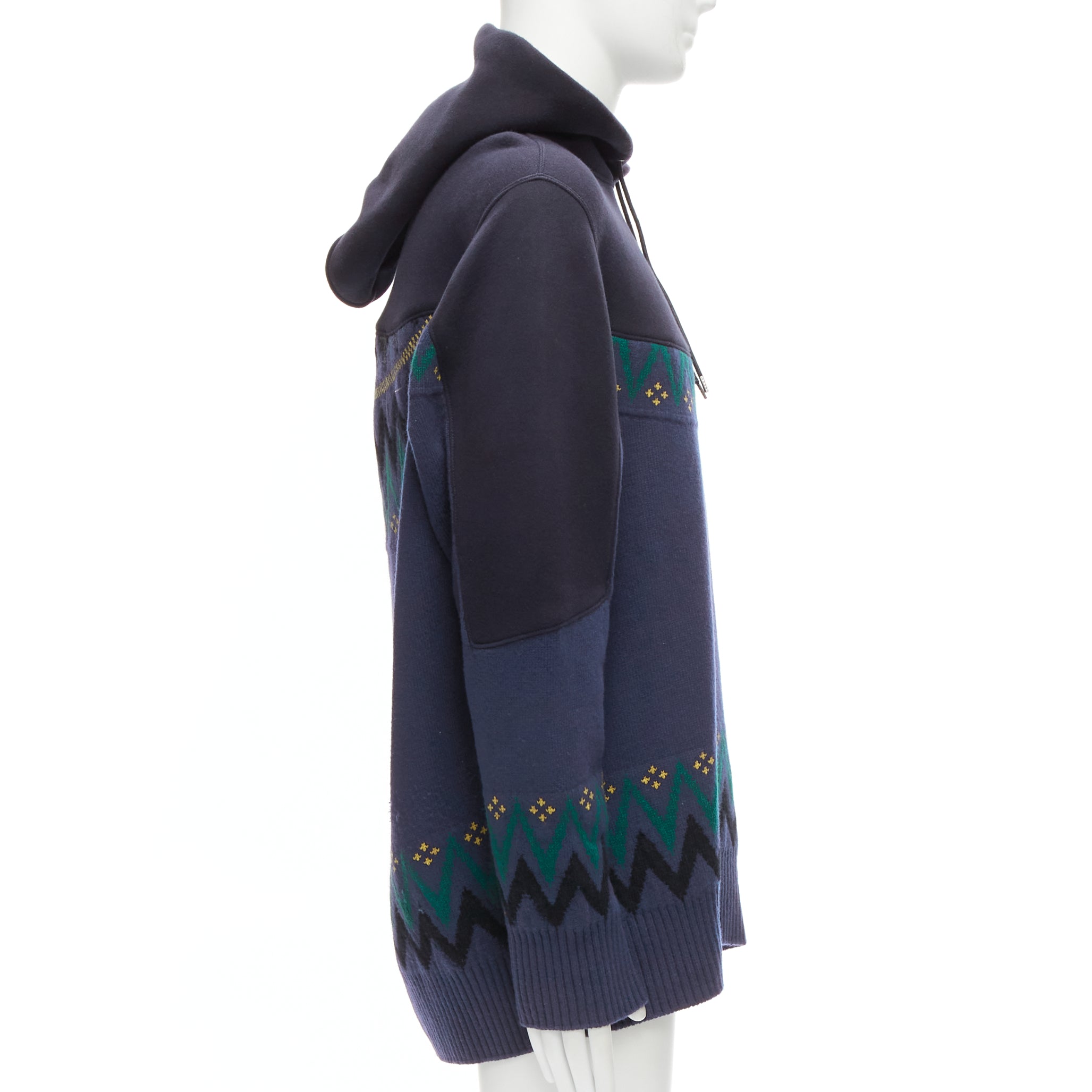 Sacai Knit Sweater Hoodie - 4