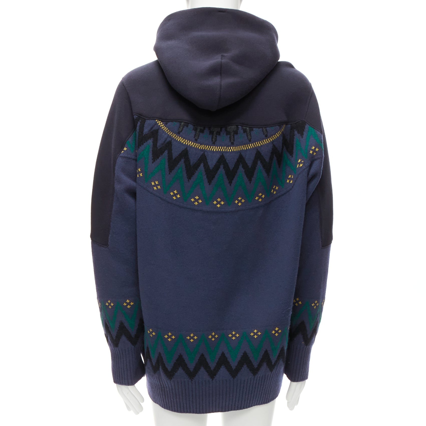 Sacai Knit Sweater Hoodie - Side view