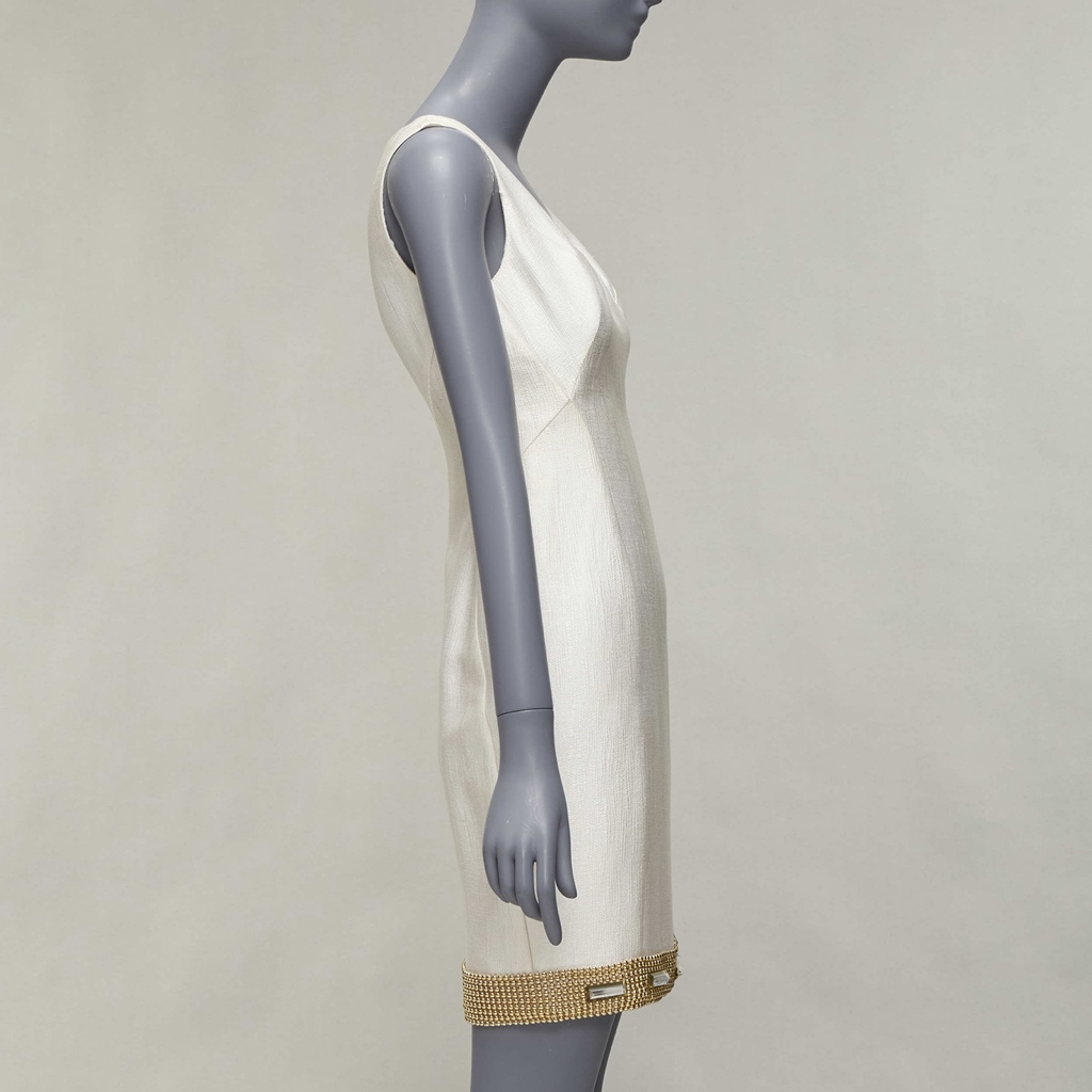 Versace Beaded Hem Dress - 4