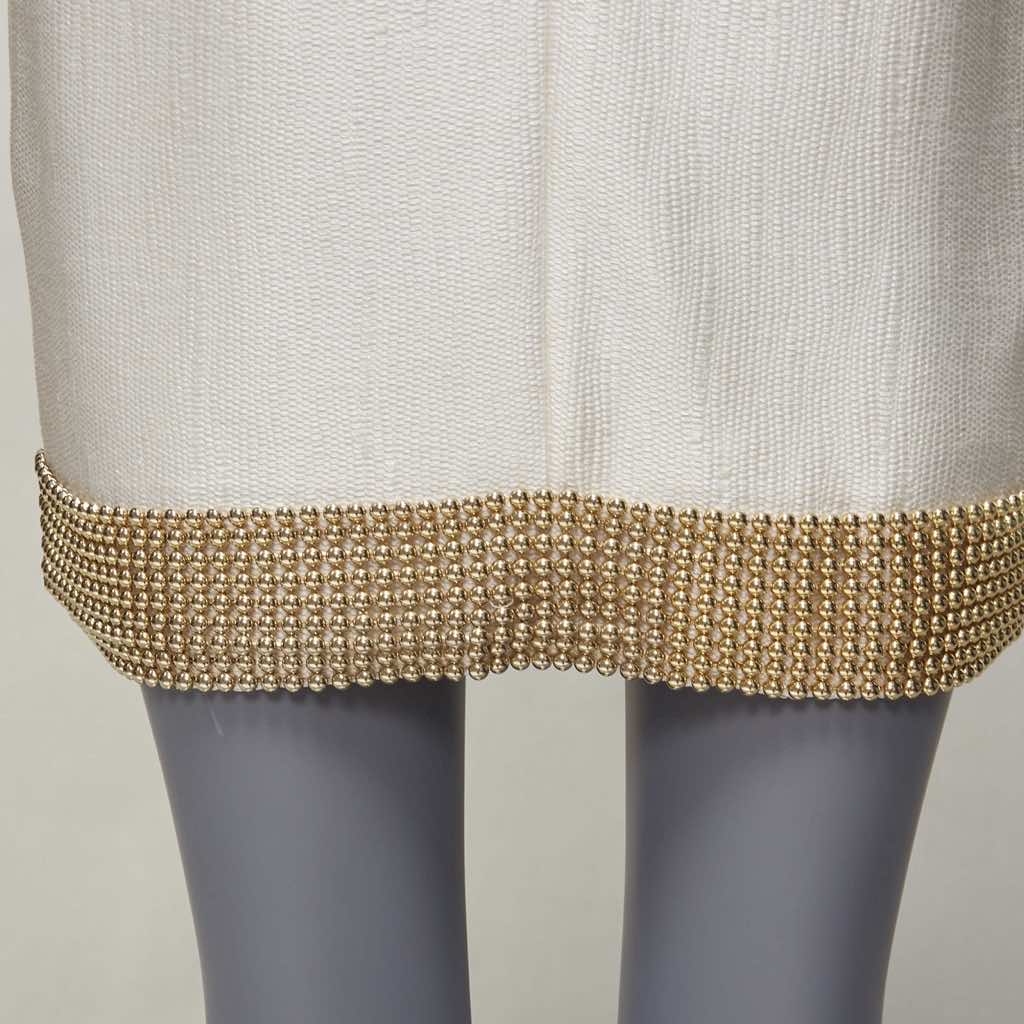 Versace Beaded Hem Dress - Image 11