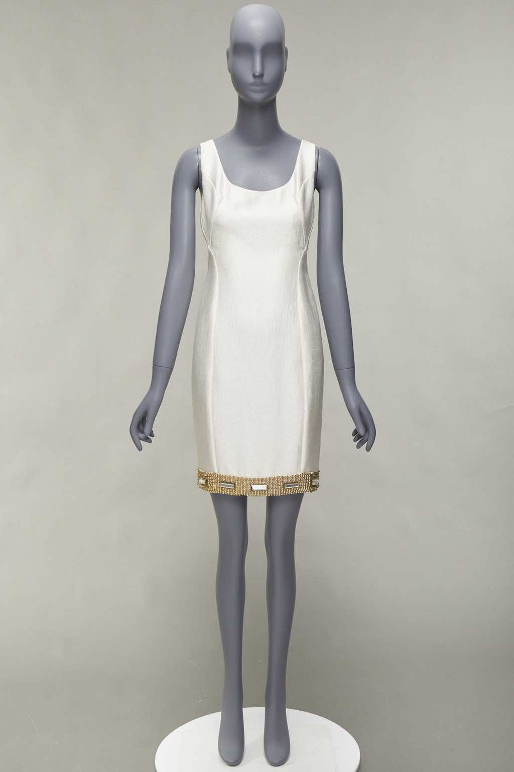 Versace Beaded Hem Dress - Image 13