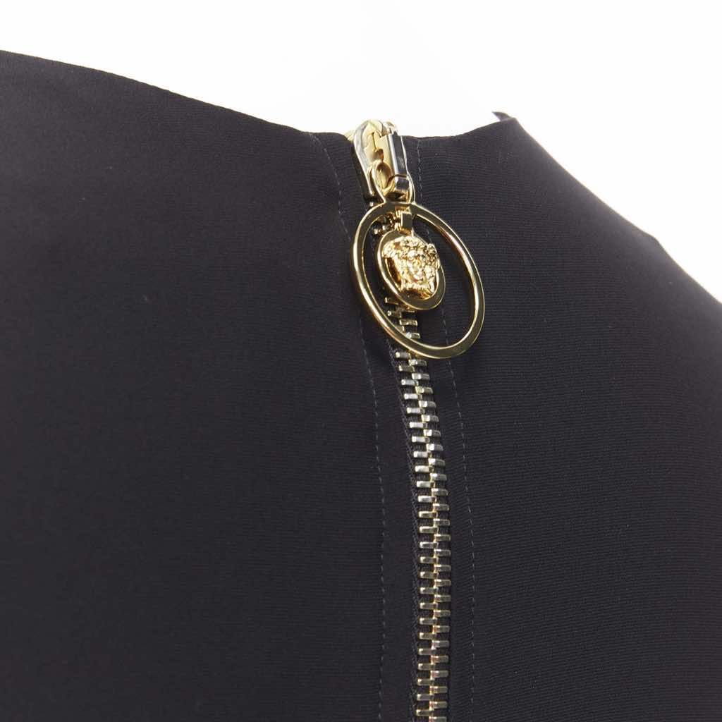 Versace Leather Patch Dress - Detail 2