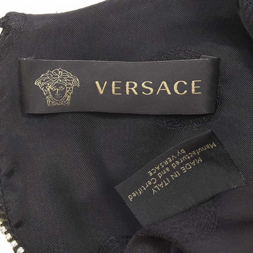 Versace Leather Patch Dress - Image 10