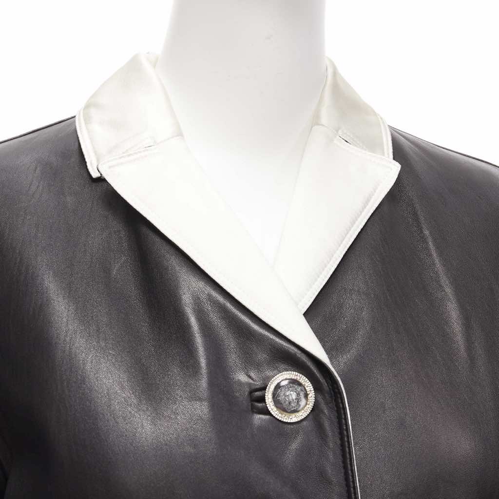 Gianni Versace Medusa Button Coat - Image 11