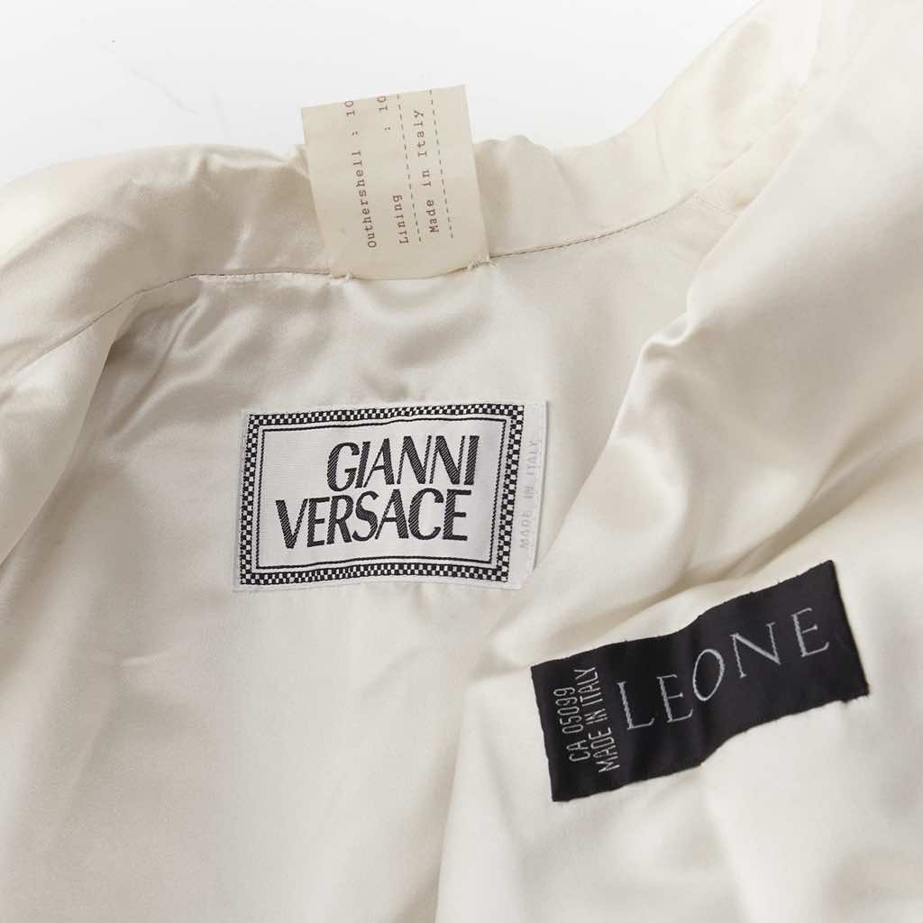 Gianni Versace Medusa Button Coat - Image 12