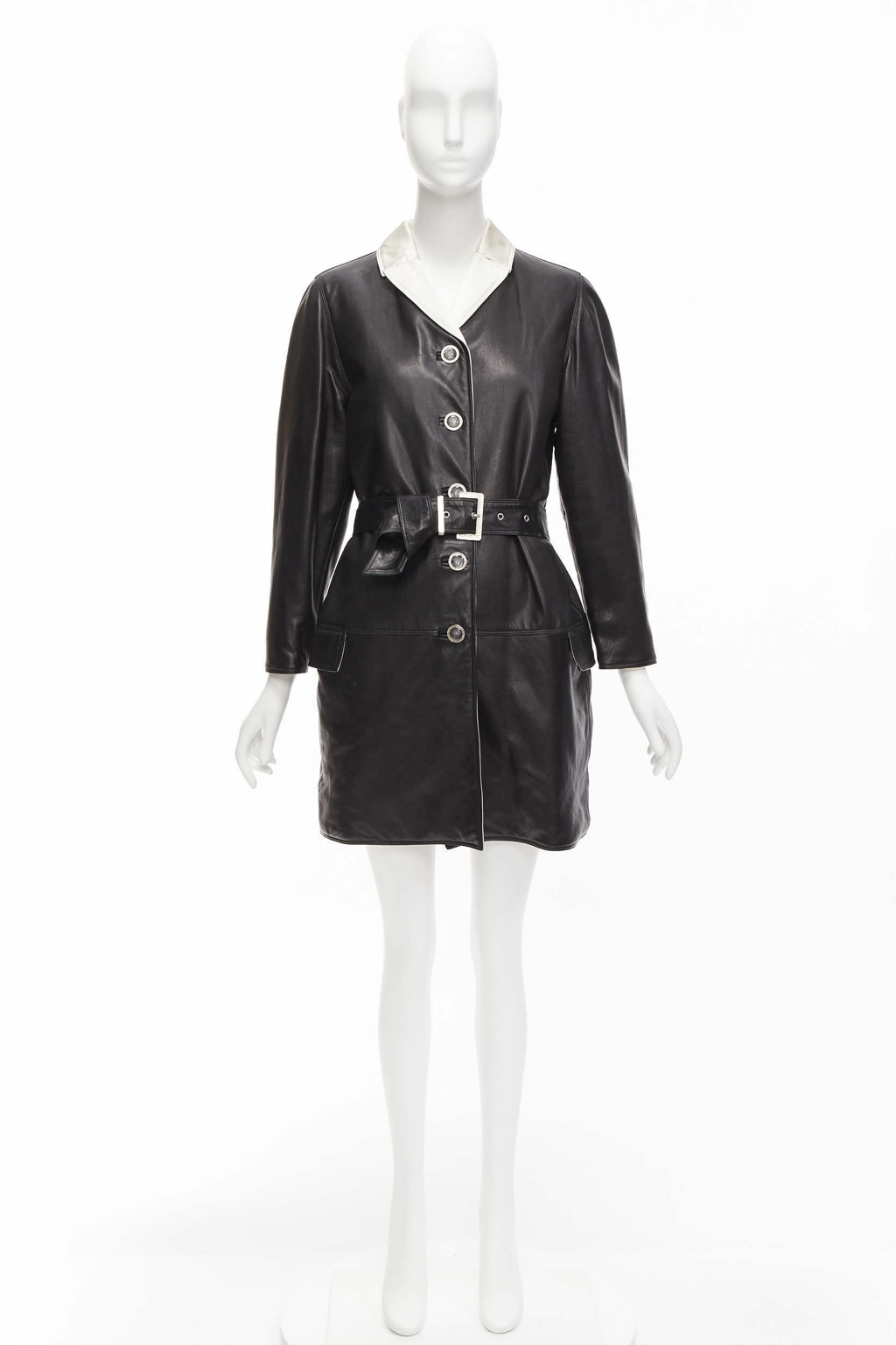 Gianni Versace Medusa Button Coat - Image 13