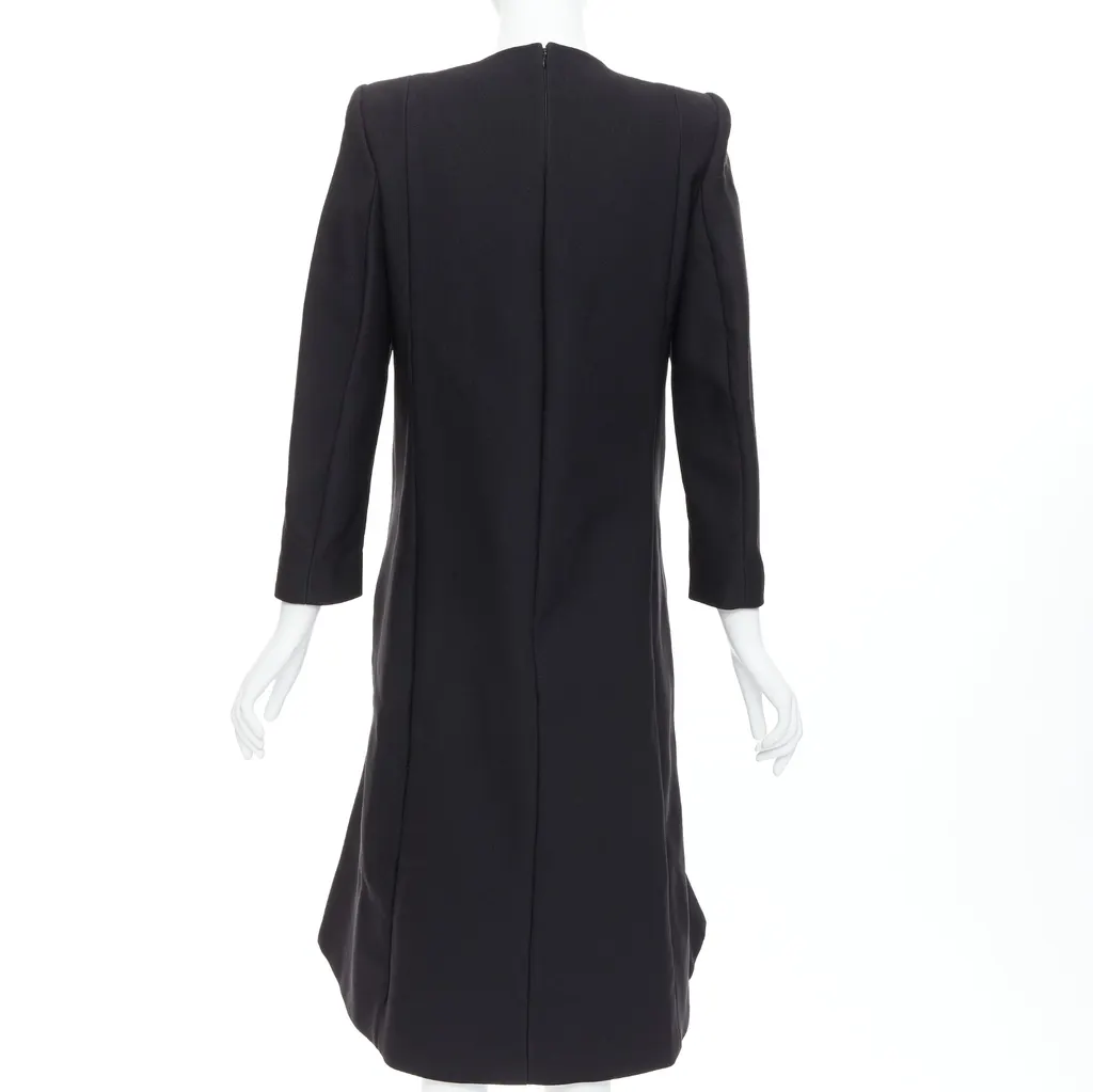 Balenciaga Padded Midi Dress Black Polyamide Very good - Box View