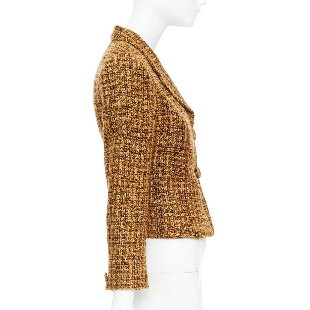 Versace Boucle Hook Jacket Yellow Good - Box View