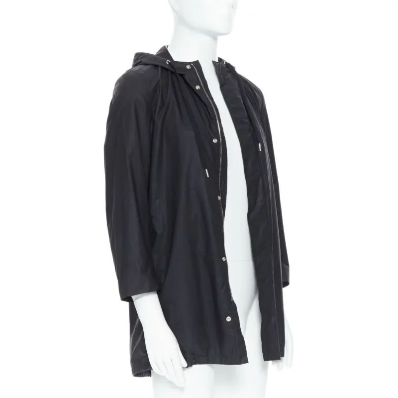 Dior Black Utilitarian Windbreaker Black Polyester Good - Box View
