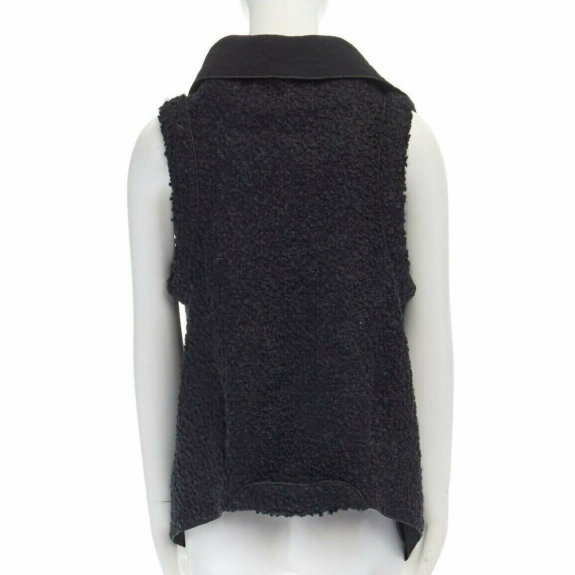 Roland Mouret Wool Draped Vest Jacket - Detail 1