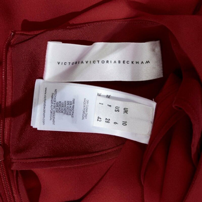 Victoria Beckham Pleated Cuff Dress - Image 11