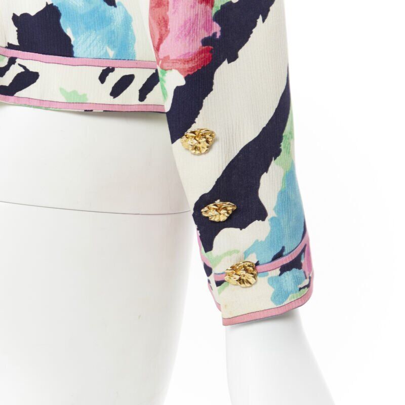 Leonard Cherub Brooch Blazer - Back view