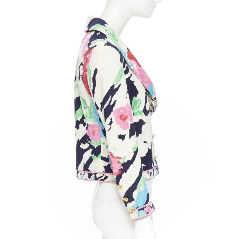 Leonard Cherub Brooch Blazer - 4