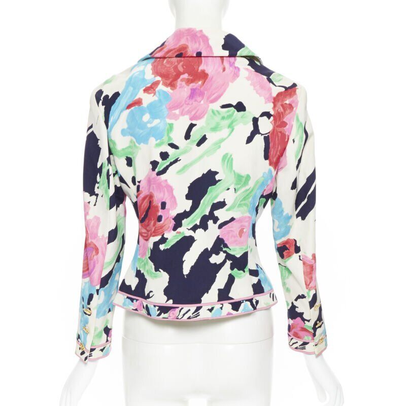 Leonard Cherub Brooch Blazer - Side view