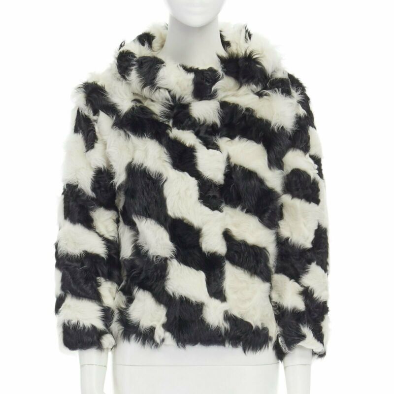 Dries Van Noten Goat Fur Boxy Sweater