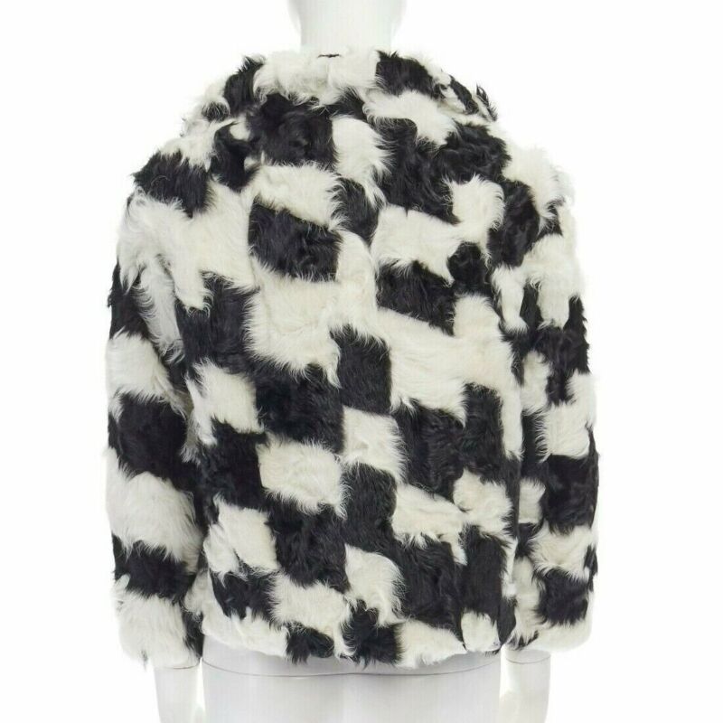 Dries Van Noten Goat Fur Boxy Sweater - Side view
