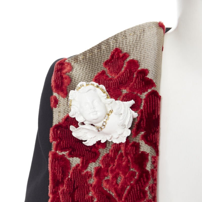 Dolce & Gabbana Nappa Belted Coat - Back view