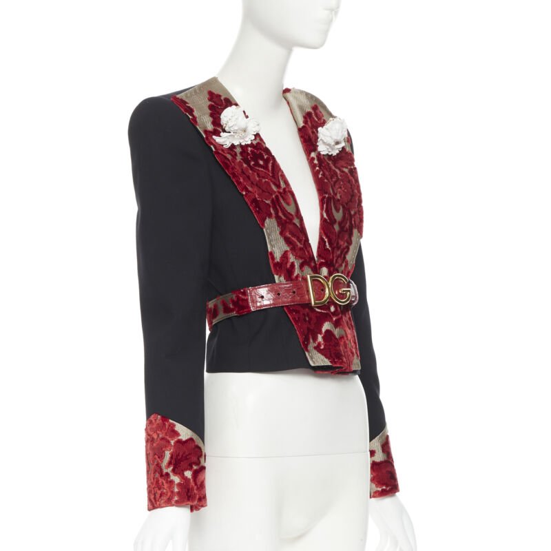 Dolce & Gabbana Nappa Belted Coat - 4