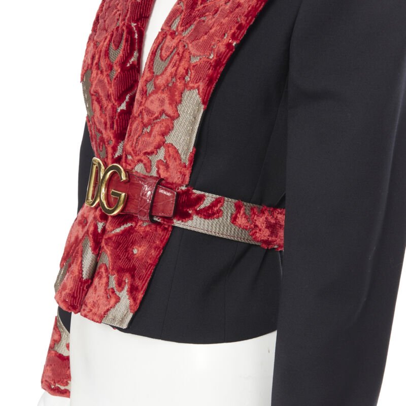 Dolce & Gabbana Nappa Belted Coat - Image 12